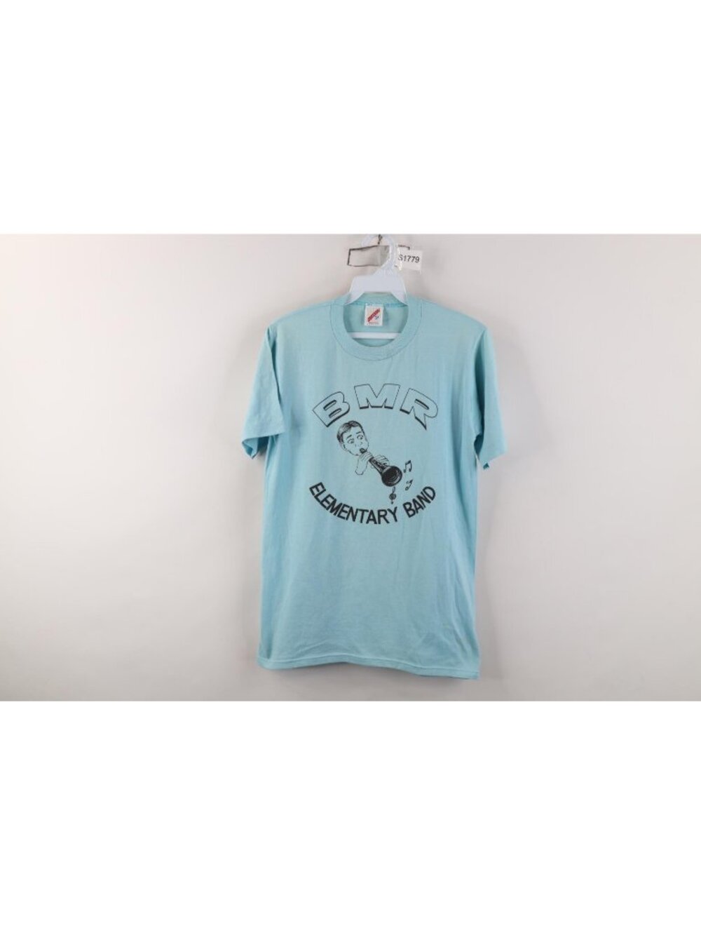 Vintage 90s Womens Small Distressed BMR Elementary Band Short Sleeve T-Shirt USA